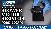2009 Ford Escape XLT I4 HVAC fan problem  |  The fan has four speed settings, 1 through 4. The fan appears to have stopped...
