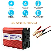 Practical advice about a car battery 12VDC to 110VAC inverter typical length of time to last without electricity |  The power went out recently and I wished I had an inverter with alligator clips...