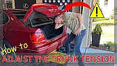 genius needed to design some rear trunk lid lift support (for Lexus GS300/GS400) please |   Even this workaround is not ideal...  DIY: How to adjust your trunk opening and...
