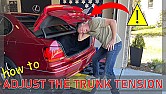 genius needed to design some rear trunk lid lift support (for Lexus GS300/GS400) please |   Even this workaround is not ideal...  DIY: How to adjust your trunk opening and...