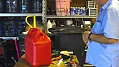 The Blitz gasoline can - what went wrong - what needs to be fixed  |  The few Blitz portable gasoline containers I own hold gasoline  *in* without...
